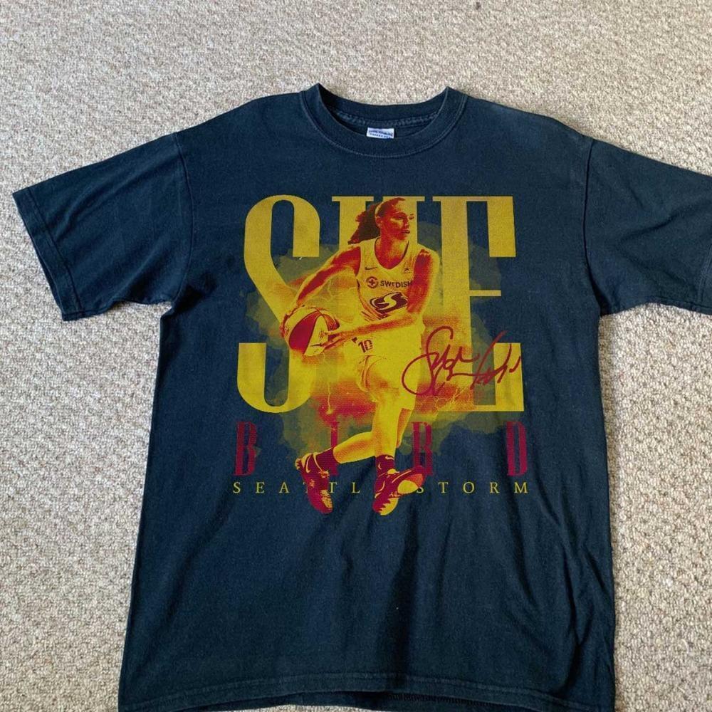 Sue Bird Seattle Storm Unisex Black Tshirt Graphics Unisex Shirt